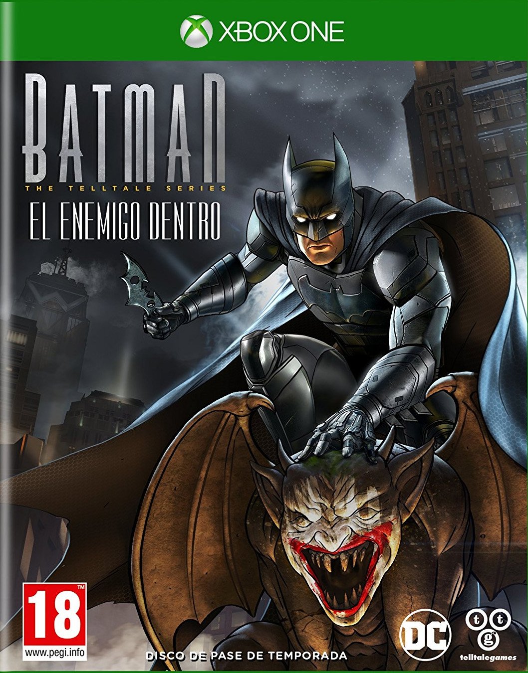 Batman: El Enemigo Dentro - The Telltale Series XBOX - ONE PAL ESP - Nuevo Batman: El Enemigo Dentro - The Telltale Series XBOX - ONE PAL ESP - Nuevo